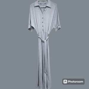 Ralph Lauren Gray Color Stretch Dress (Size Small)